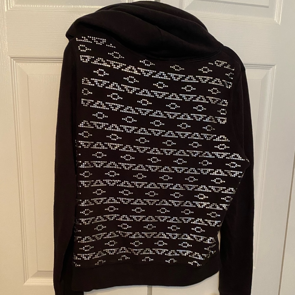 Victoria’s Secret PINK studded zip hoodie L